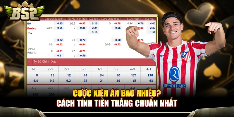 Cược Xiên Ăn Bao Nhiêu? Cách Tính Tiền Thắng Chuẩn Nhất 1 Cược Xiên Ăn Bao Nhiêu? Cách Tính Tiền Thắng Chuẩn Nhất